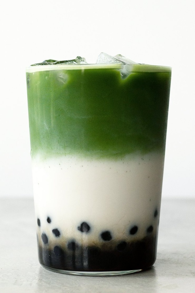 [ФР-00005104] Matcha Bubble Tea (Matcha Milk Tea with Boba)