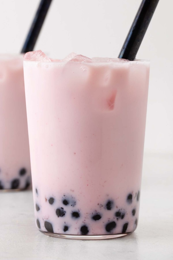 [ФР-00005106] Strawberry Bubble Tea (Strawberry Boba Milk Tea)
