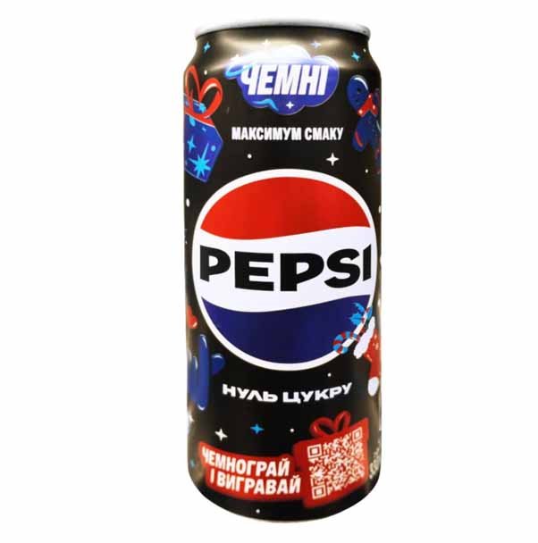 [000018944] PEPSI\ COLA (Zero sugar 0,33 з/б)